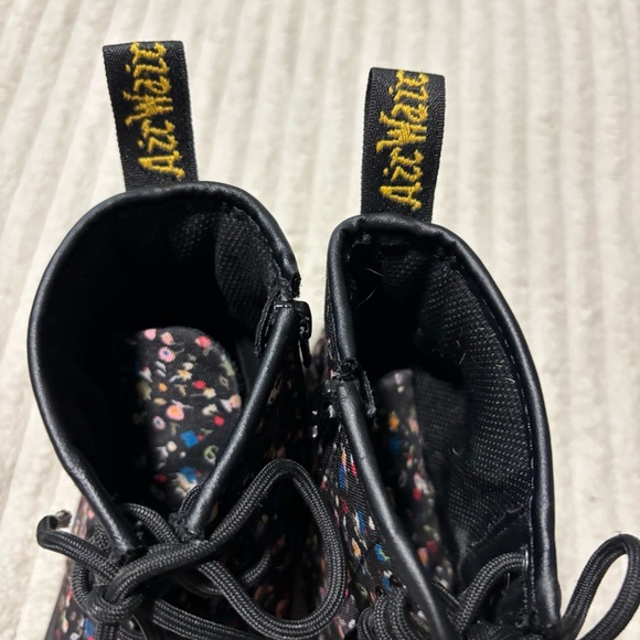 Doc Dr martens ditzy floral combat boots Sz 5 - Picture 5 of 6